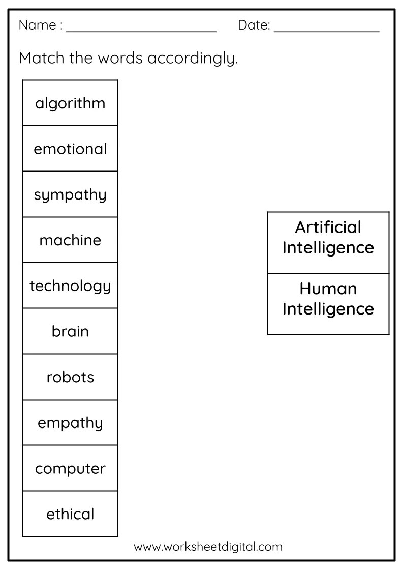 ICT Worksheet Worksheet Digital