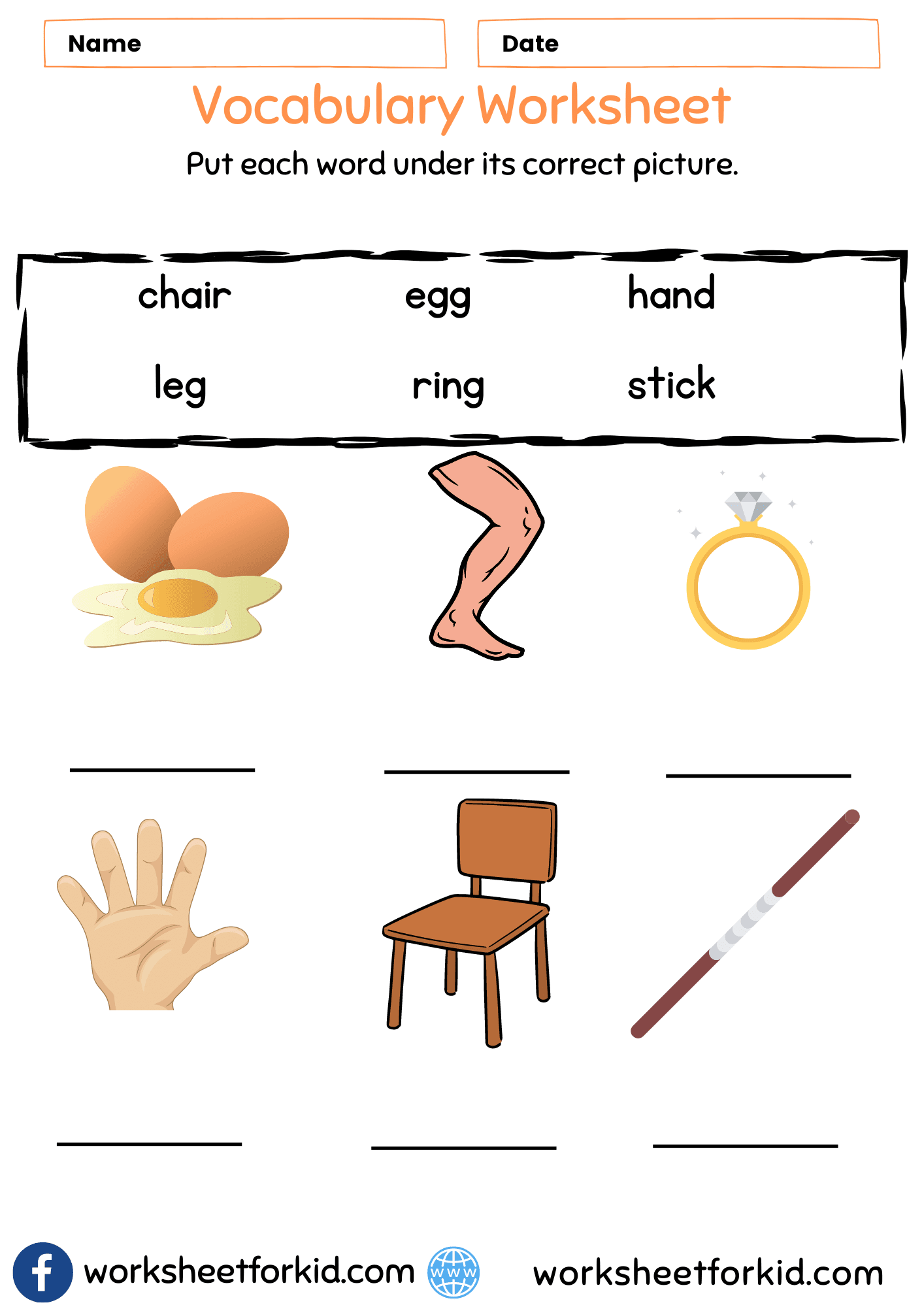 Vocabulary Worksheet PDF-13 - WorksheetForKid