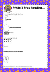 Story Response Worksheets