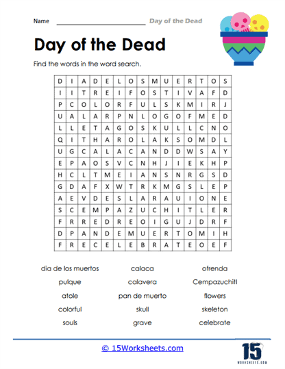 Protractor Day of the Dead Themed Math Worksheets | Age 8-12
