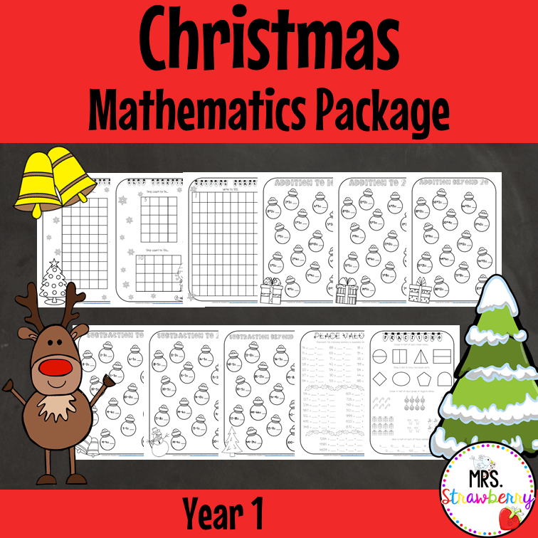 Christmas Math Worksheet Etsy Worksheets Library