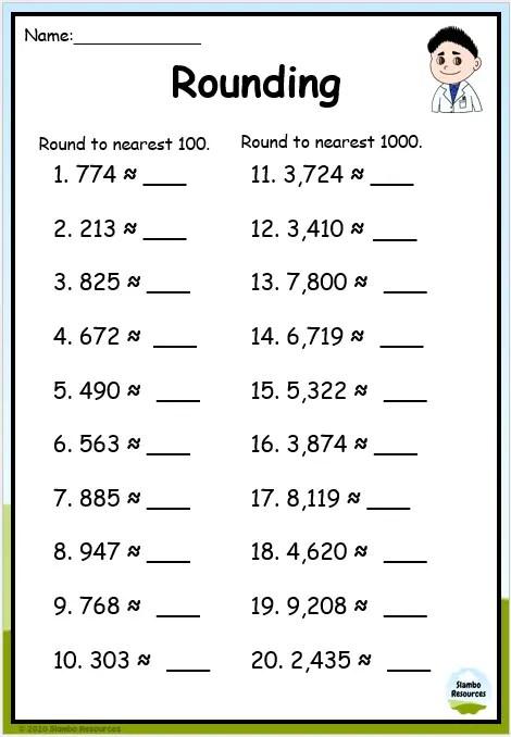 Rounding Worksheets | Rounding Worksheets for Practice - Worksheets Library