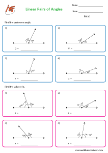 Explore Pairs of Angles worksheets: Engaging Activities for Geometry
