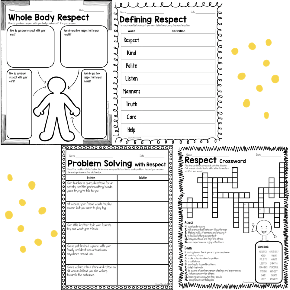 Pin on Interventions Worksheets Library