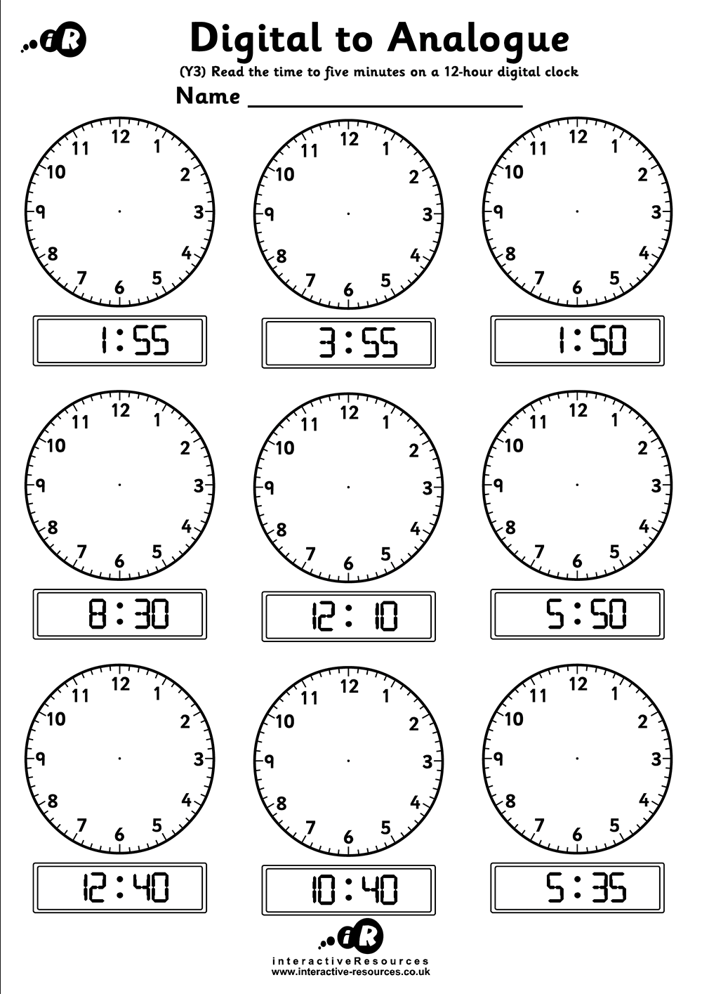 Telling Time Worksheets Superstar Worksheets Worksheets Library