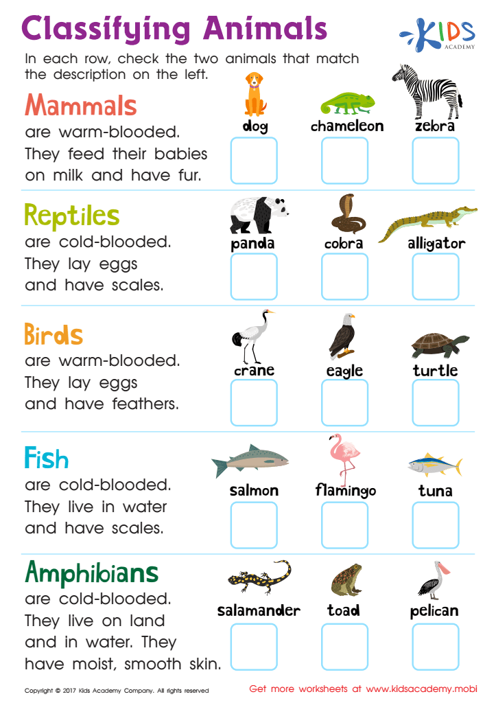 How Are Living Things Classified? Biology Printable (6th-12th
