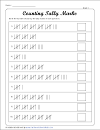 Tally Marks / FREE Printable Worksheets – Worksheetfun - Worksheets Library
