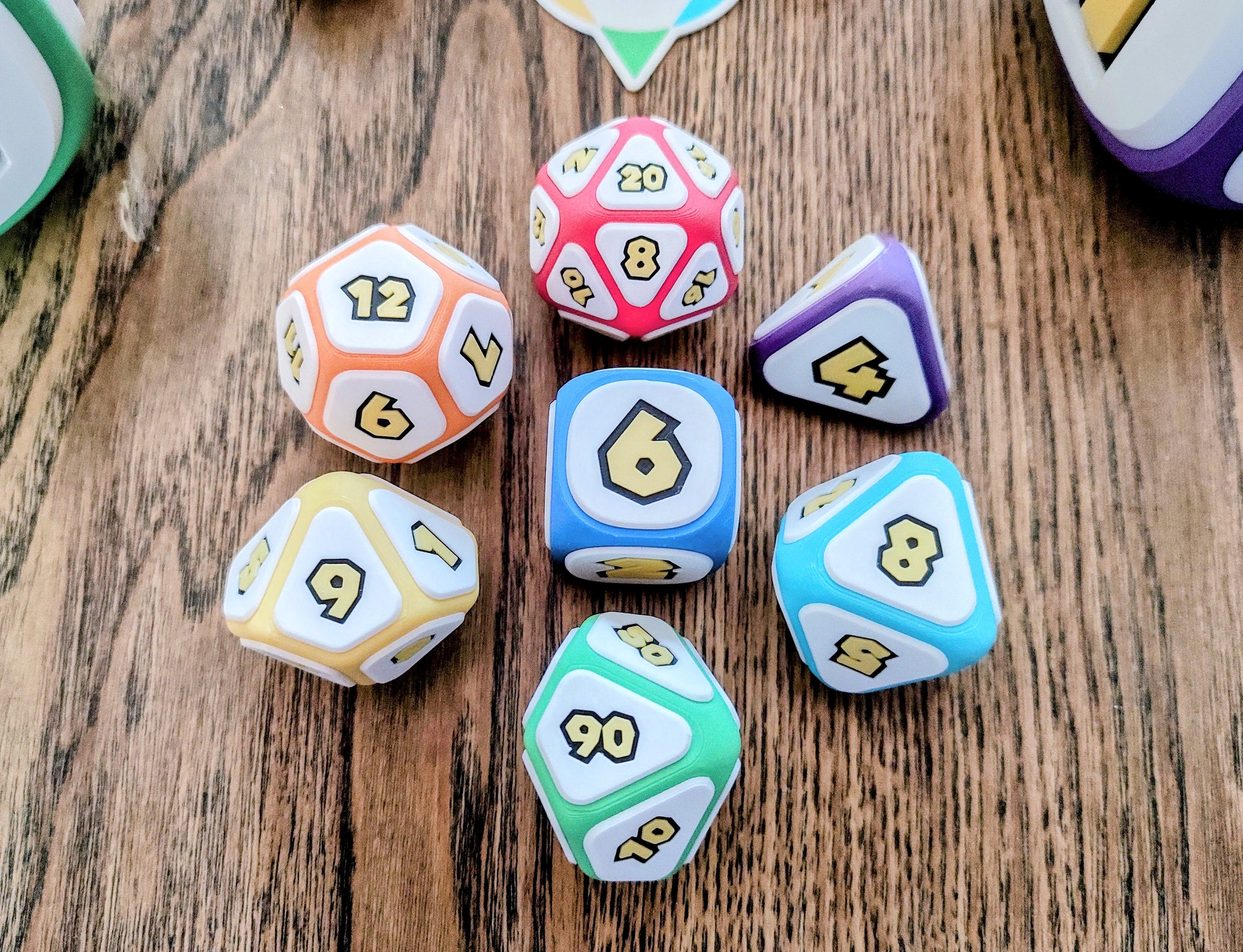 Free 3d printable dice set, Download Free 3d printable dice set png