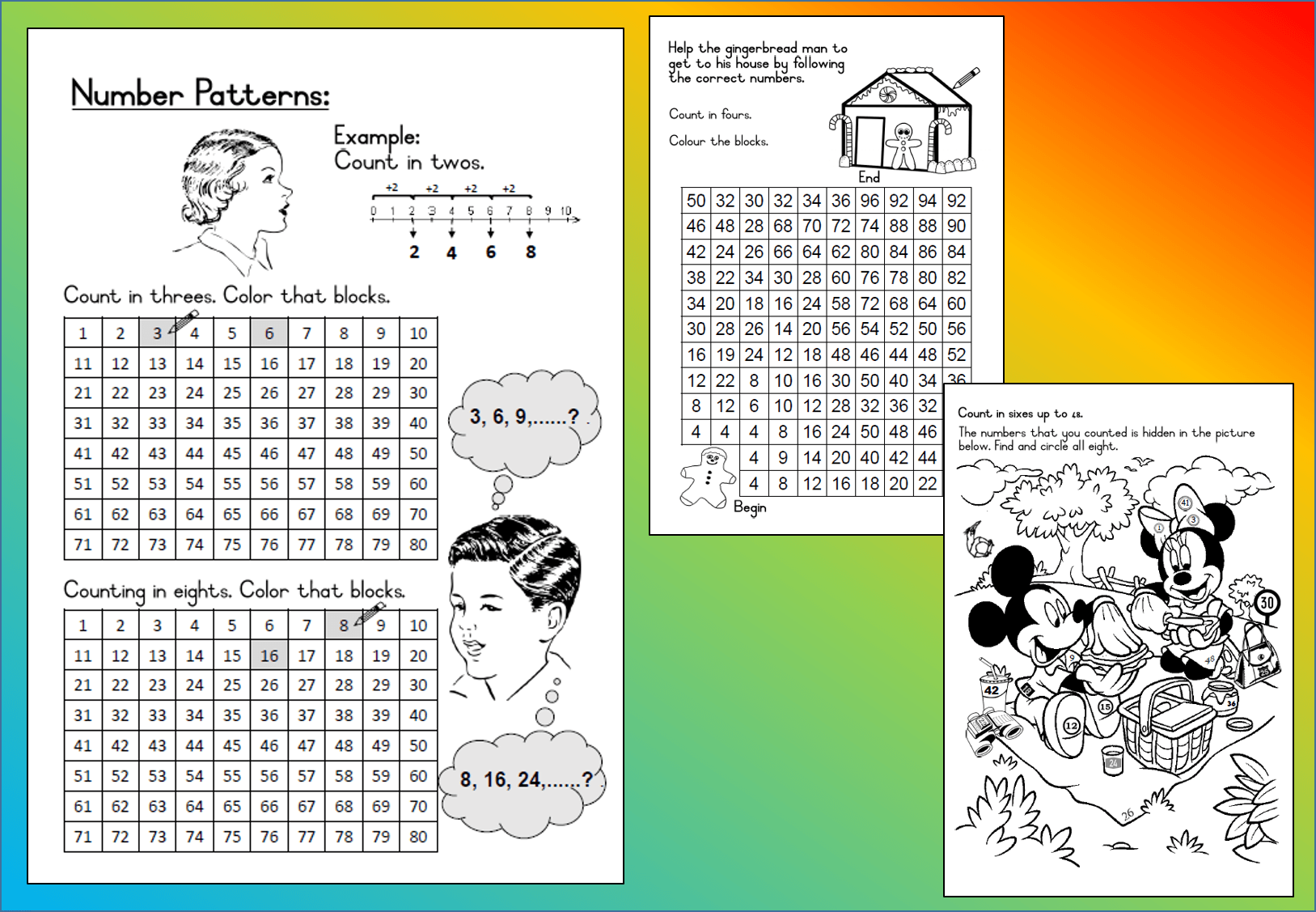 Mathematics Grade 3 Number Patterns Worksheet ??? Teacha! Worksheets