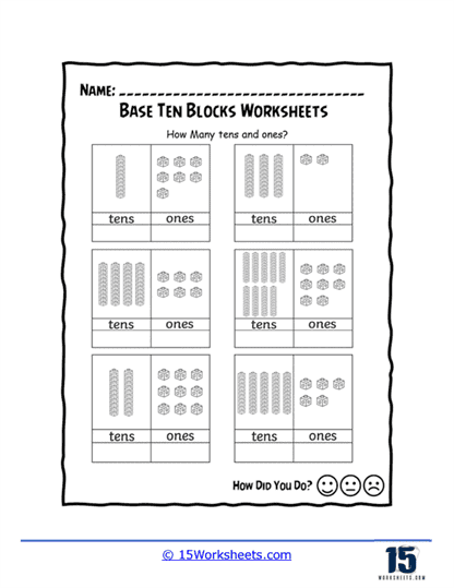 Base Ten Blocks, Number Expanders and Addition Worksheets
