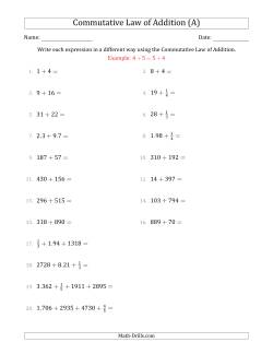 Algebra Worksheets - Worksheets Library