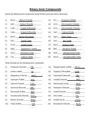 Binary Ionic Compounds Practice Worksheet - Answers 1 .docx