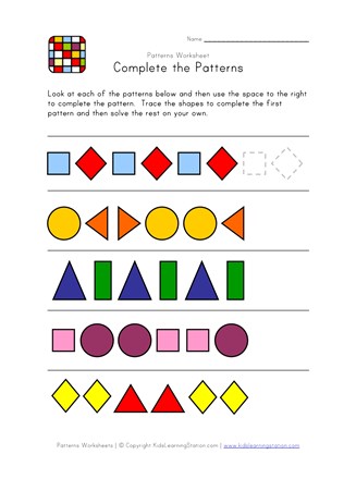 Number Patterns Worksheets - Worksheets Library