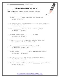 Free conditional statement practice worksheet, Download Free