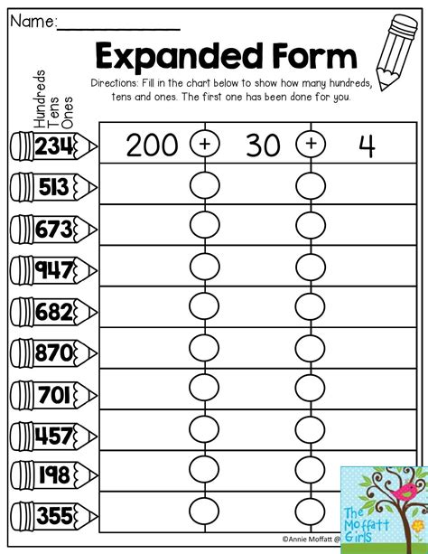 12 In Expanded Form - Worksheets Library