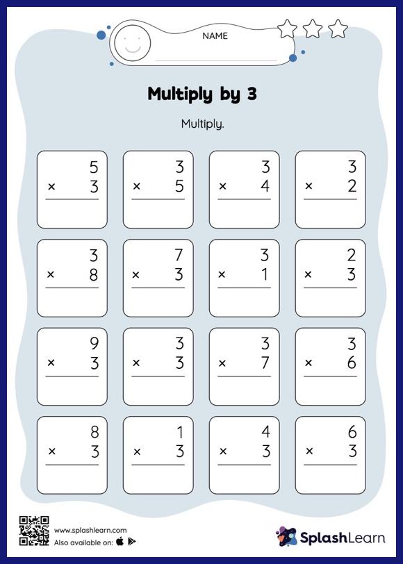 Multiplication Worksheets for 3rd Graders Online - SplashLearn