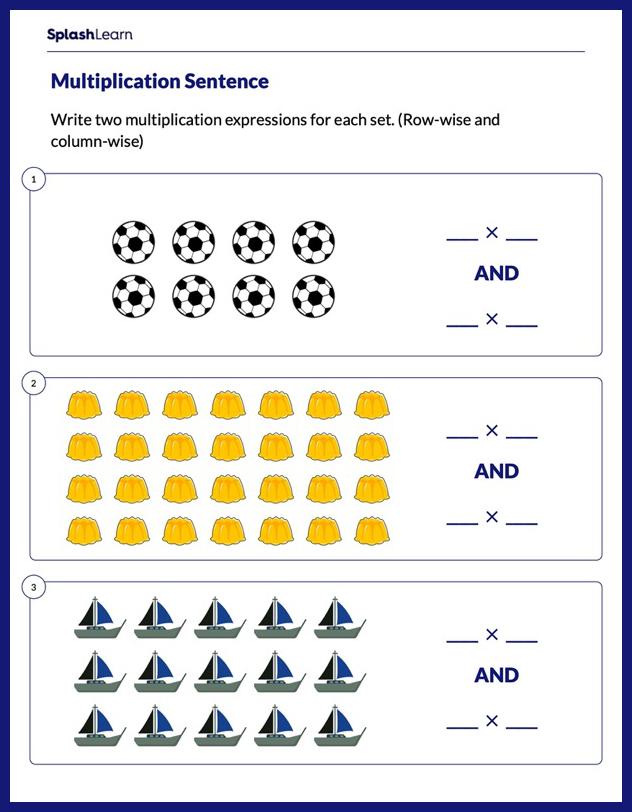 Free Array Worksheets for Kids - Worksheets Library