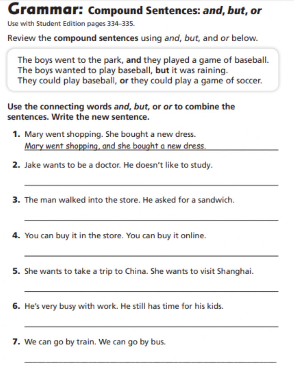 Sentences Worksheets - WorksheetsCity
