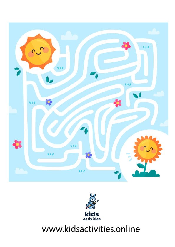Mazes For 5 Year Olds Worksheetsr WorksheetsCity