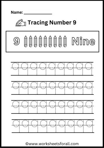 Numbers 120 Tracing Worksheets Free PDF Printable Sheets!