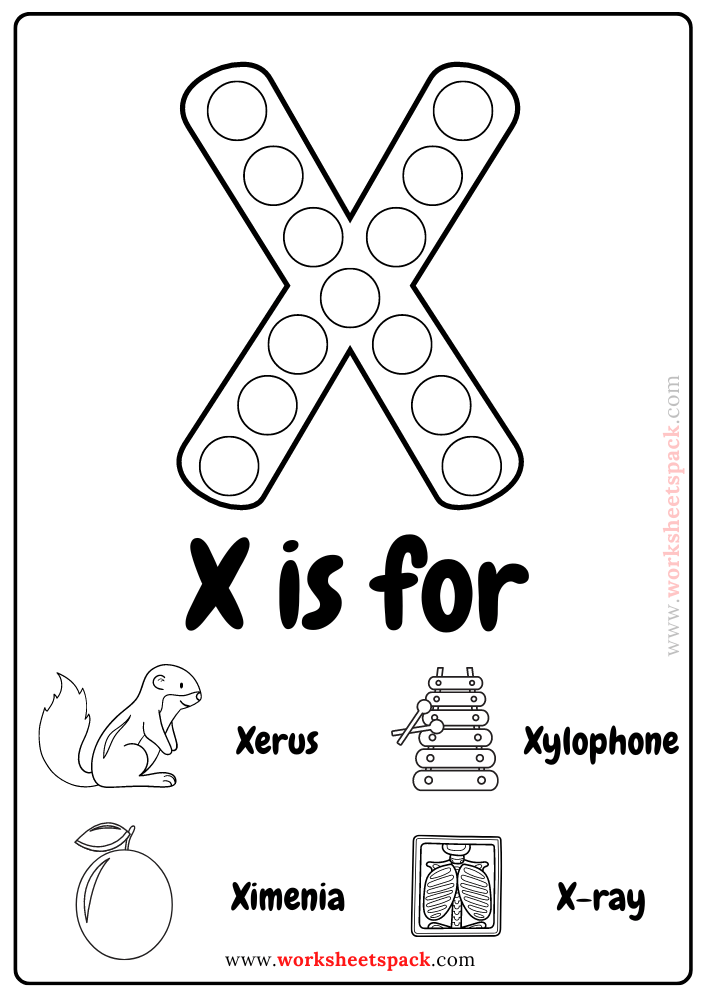 Free Alphabet Dot Printables - worksheetspack