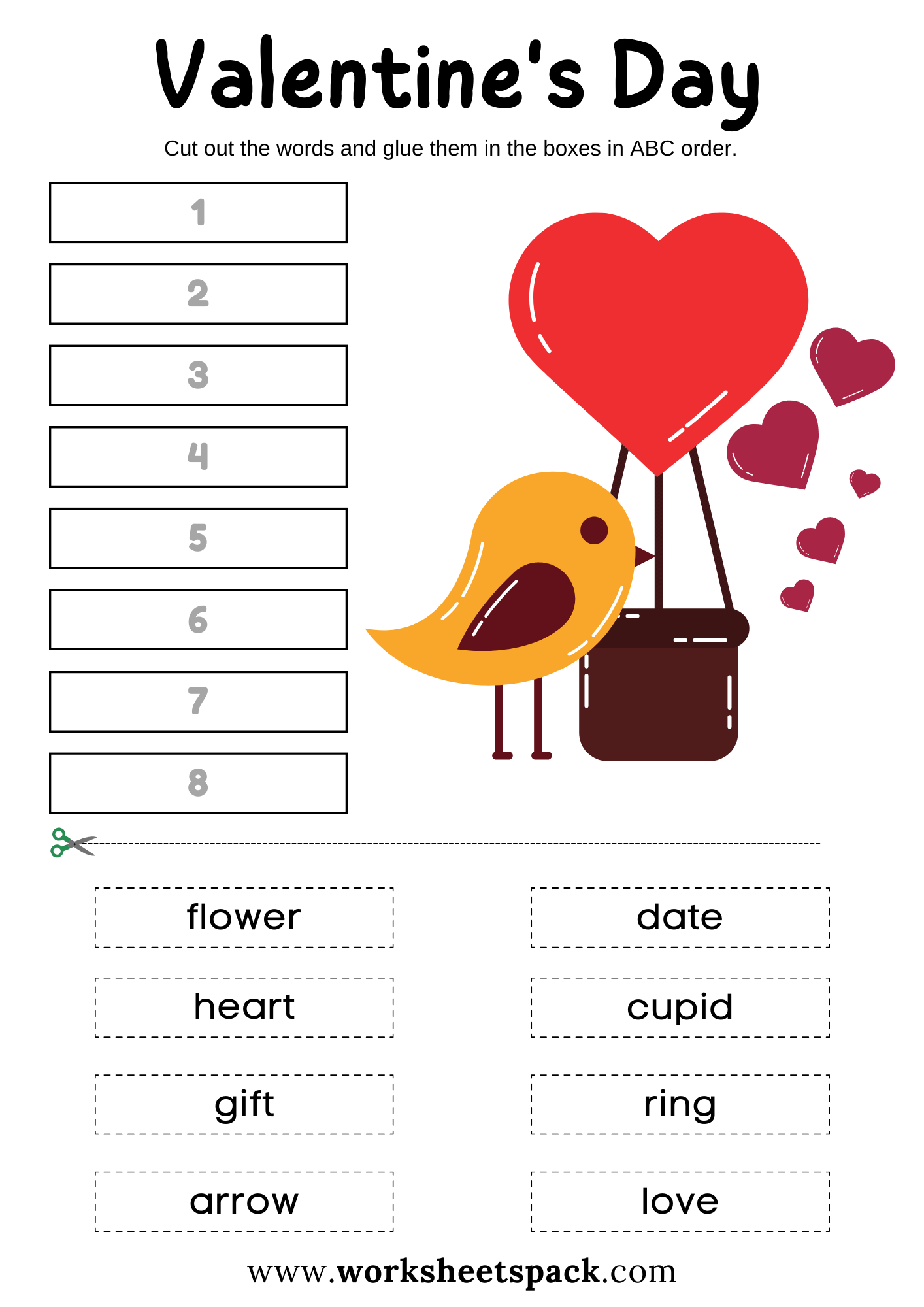 35 Free Valentine's Day Worksheets - worksheetspack