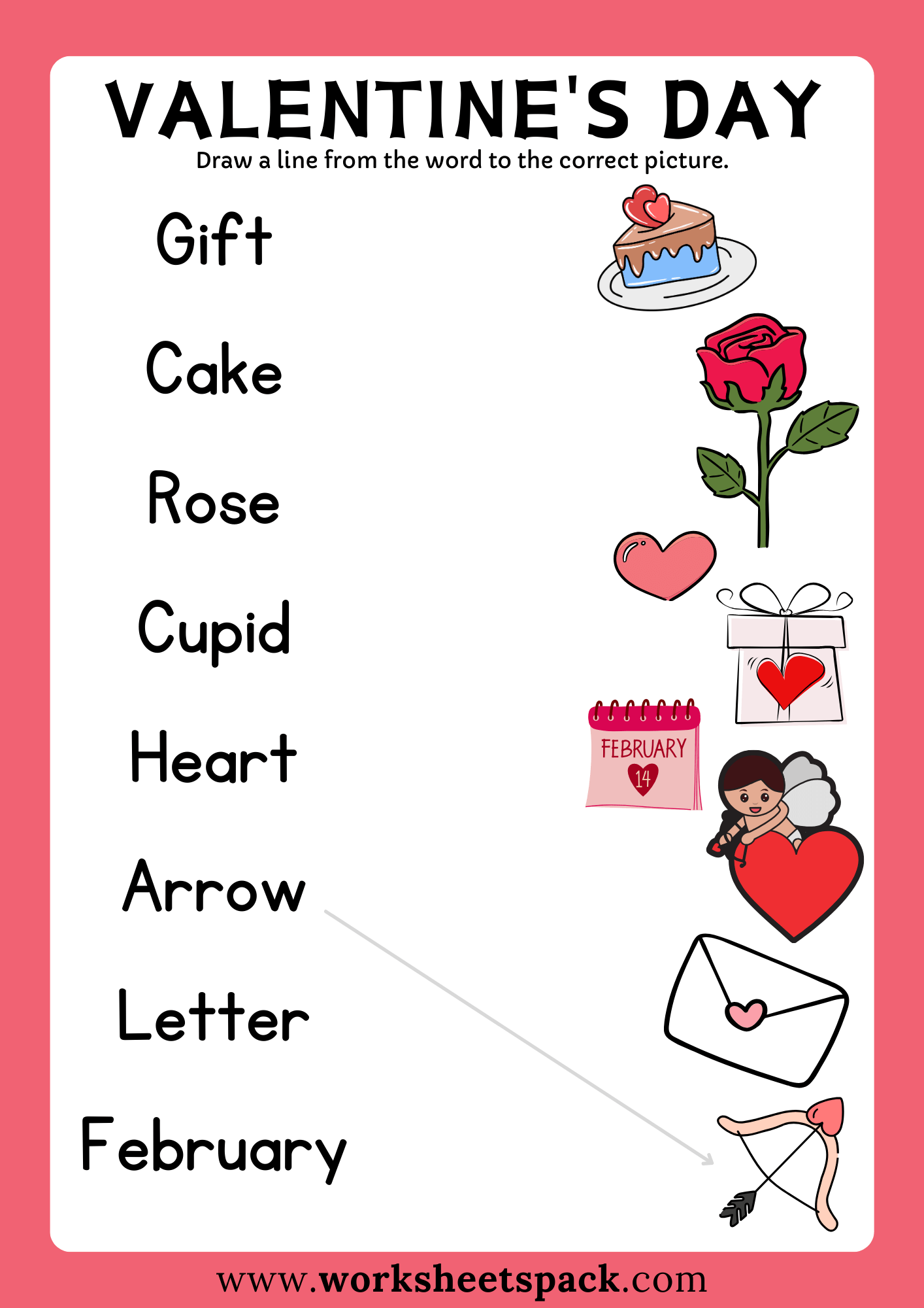 35 Free Valentine's Day Worksheets - worksheetspack