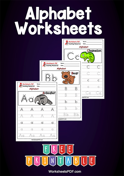 Free Printable Alphabet Worksheets - Worksheets PDF
