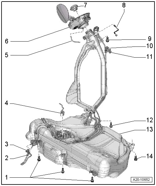 Audi Service and Repair Manuals > A1 > Power unit Fuel