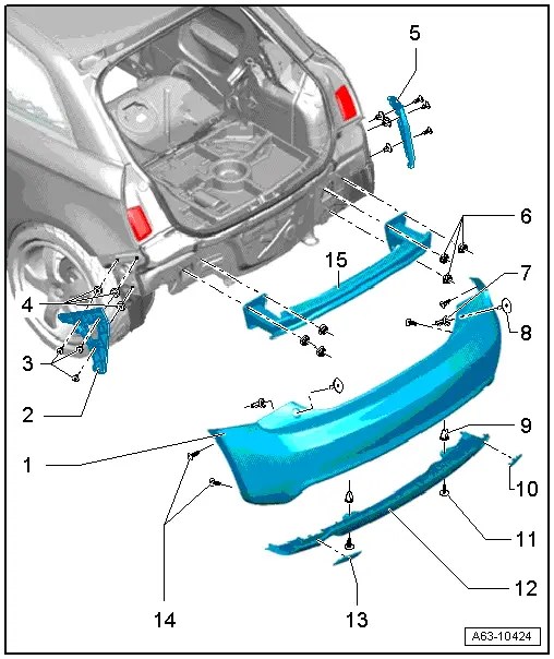 Audi Manuals > A1 > Body > General body repairs, exterior