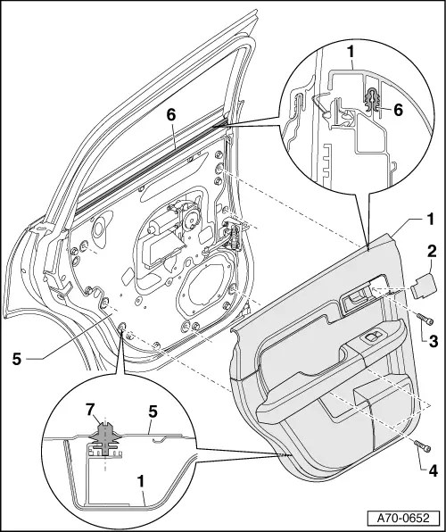 Audi Manuals > A2 > Body > General body repairs, interior