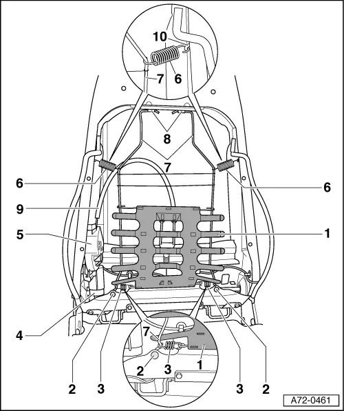 Audi Manuals Lumbar Support Motor Removal & Installation