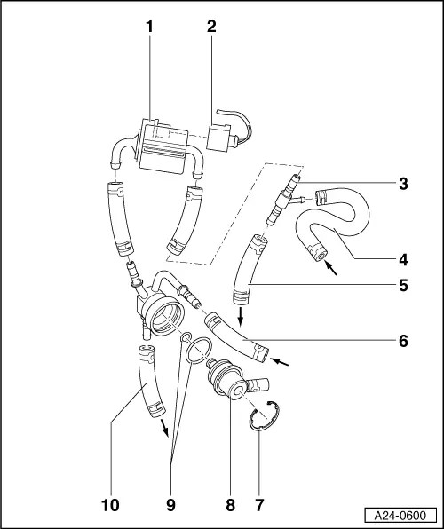 Audi Service and Repair Manuals > A2 > Power unit Motronic