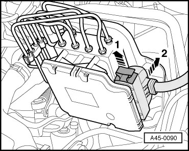 Audi Workshop Service and Repair Manuals > A2 > Brake system | ABS, ADR