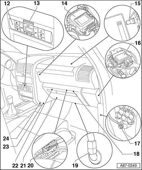 Audi Workshop Service and Repair Manuals > A2 > Heating, ventilation