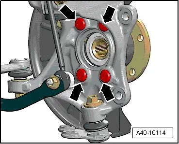 Audi Workshop Service and Repair Manuals > A3 Mk2 > Running gear, front