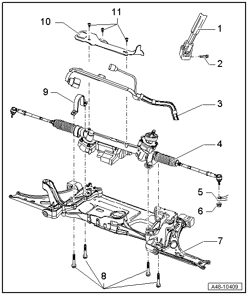 Audi Service and Repair Manuals > A3 Mk2 > Running gear, front
