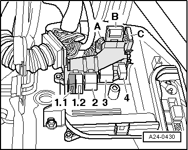 Audi Workshop Service and Repair Manuals > A4 Cabriolet Mk2 > Power