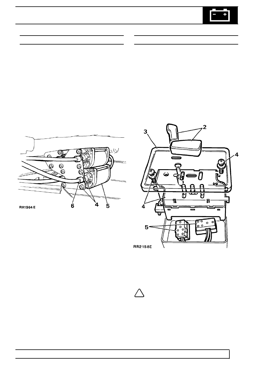 Land Rover Manuals > Range Rover Classic > 86 ELECTRICAL