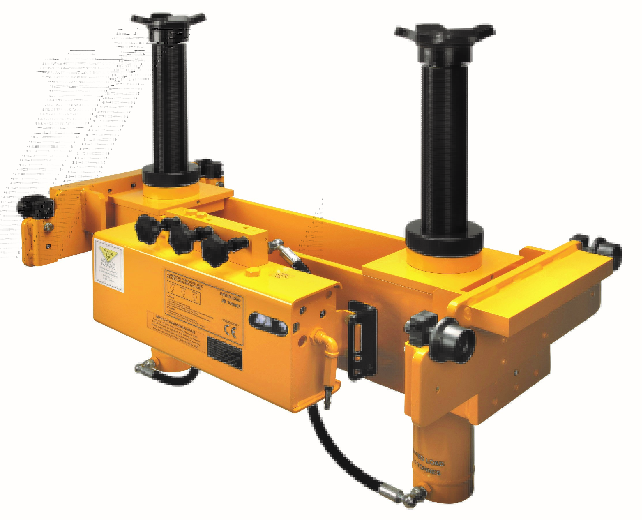 Majorlift 20T Air Operated Pit Jack