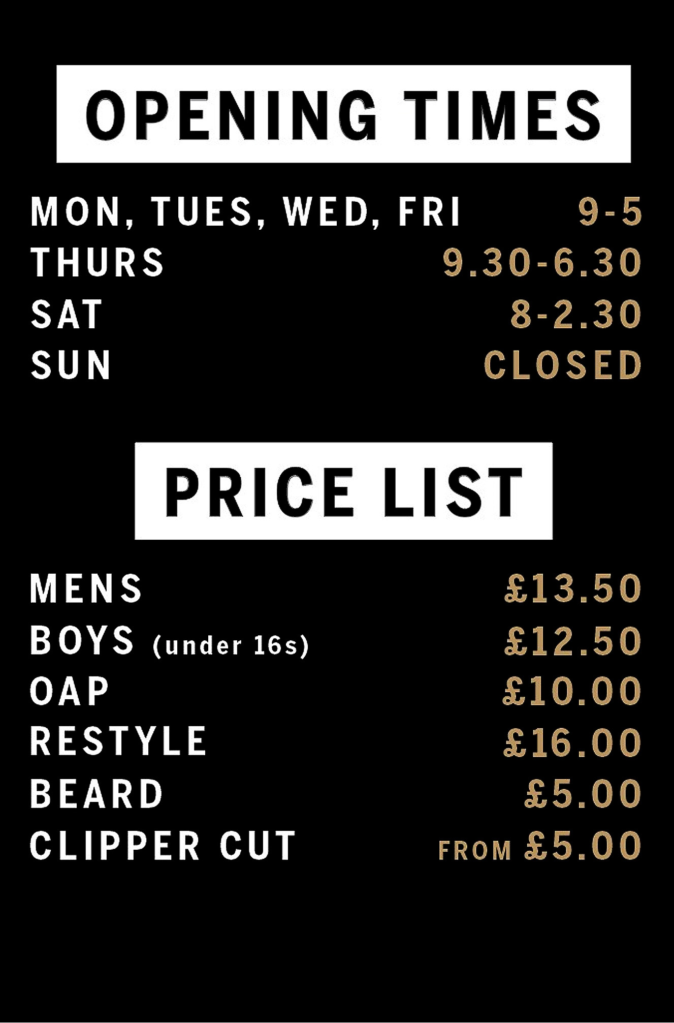 4 Men Gents Barbers & Hairdressers in Anstey, Leicester