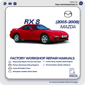 MAZDA RX 8 WORKSHOP REPAIR MANUAL 2003-2008 PDF...