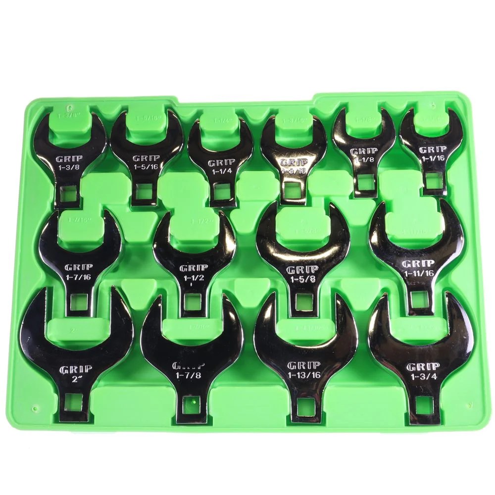 17pc SAE Crowfoot Wrench Set 90150 Tools