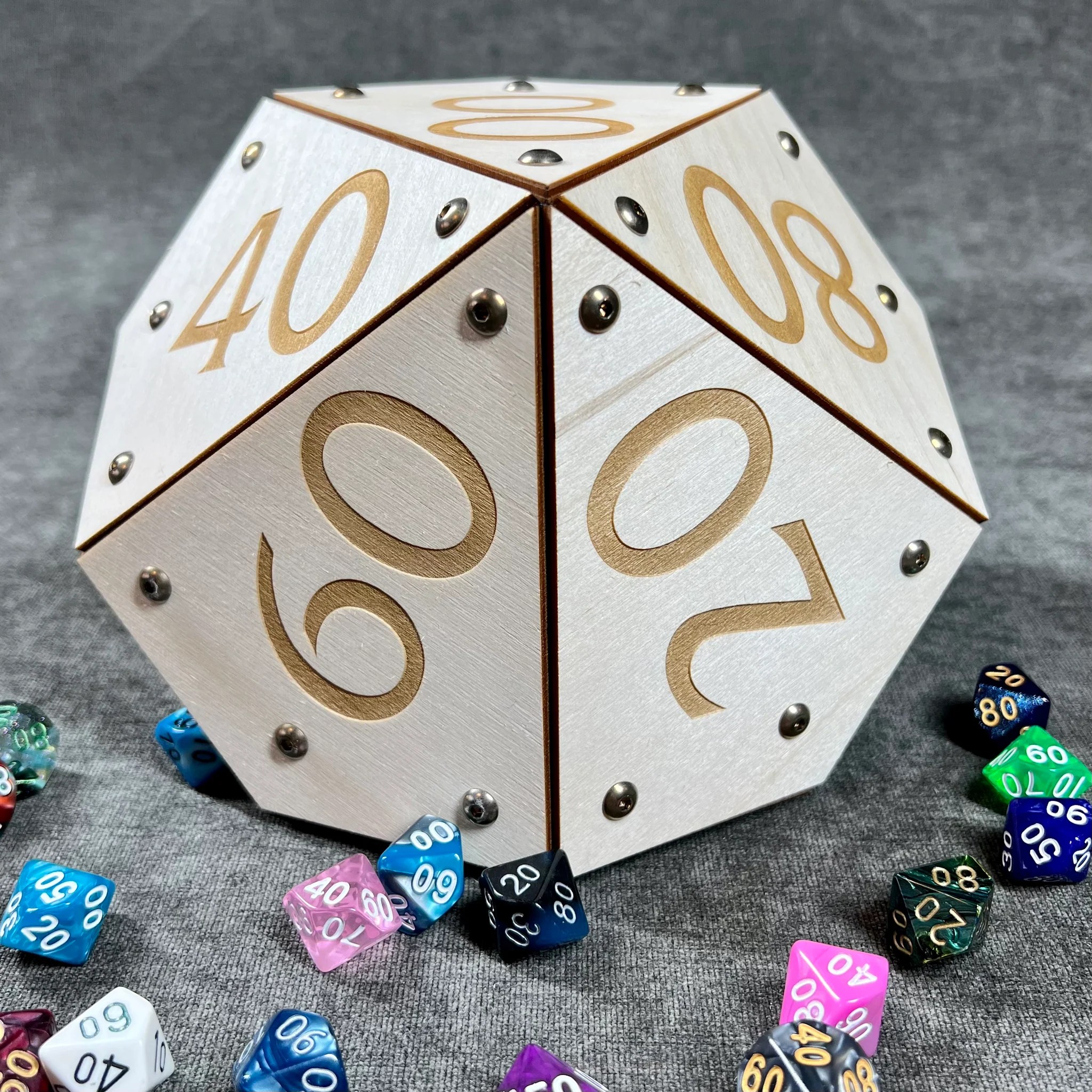 Giant Percentile Dice Works of Whimsy Studios