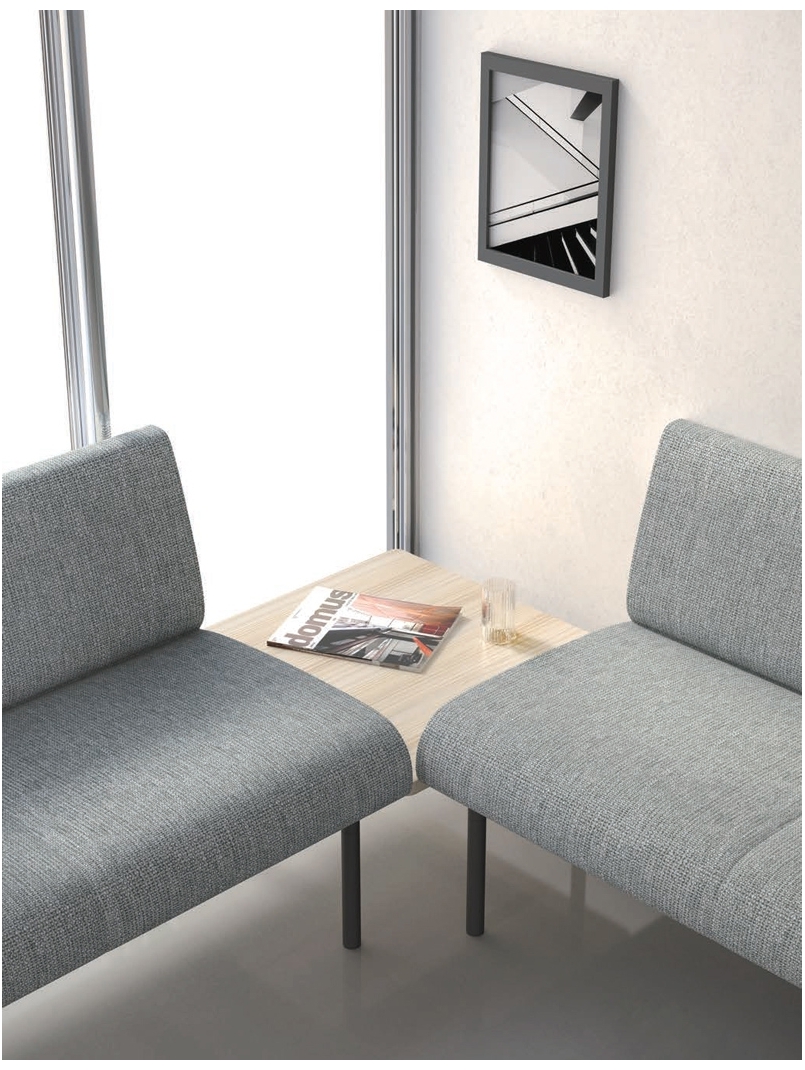 Santo Minimalist Modular Sofa System Workspace Furniture Dubai