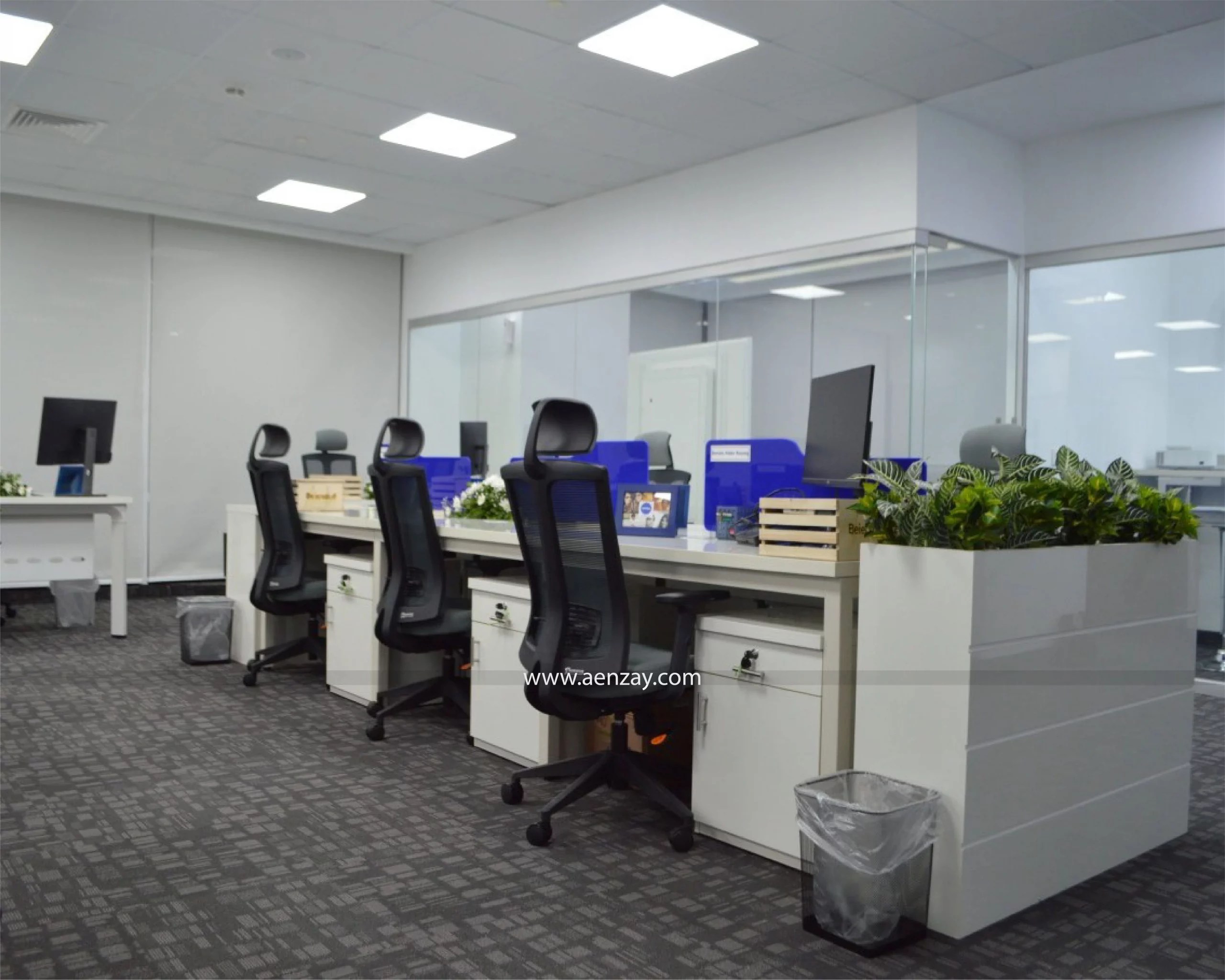 Office furniture designs for Nivea Beiersdorf project Workspace