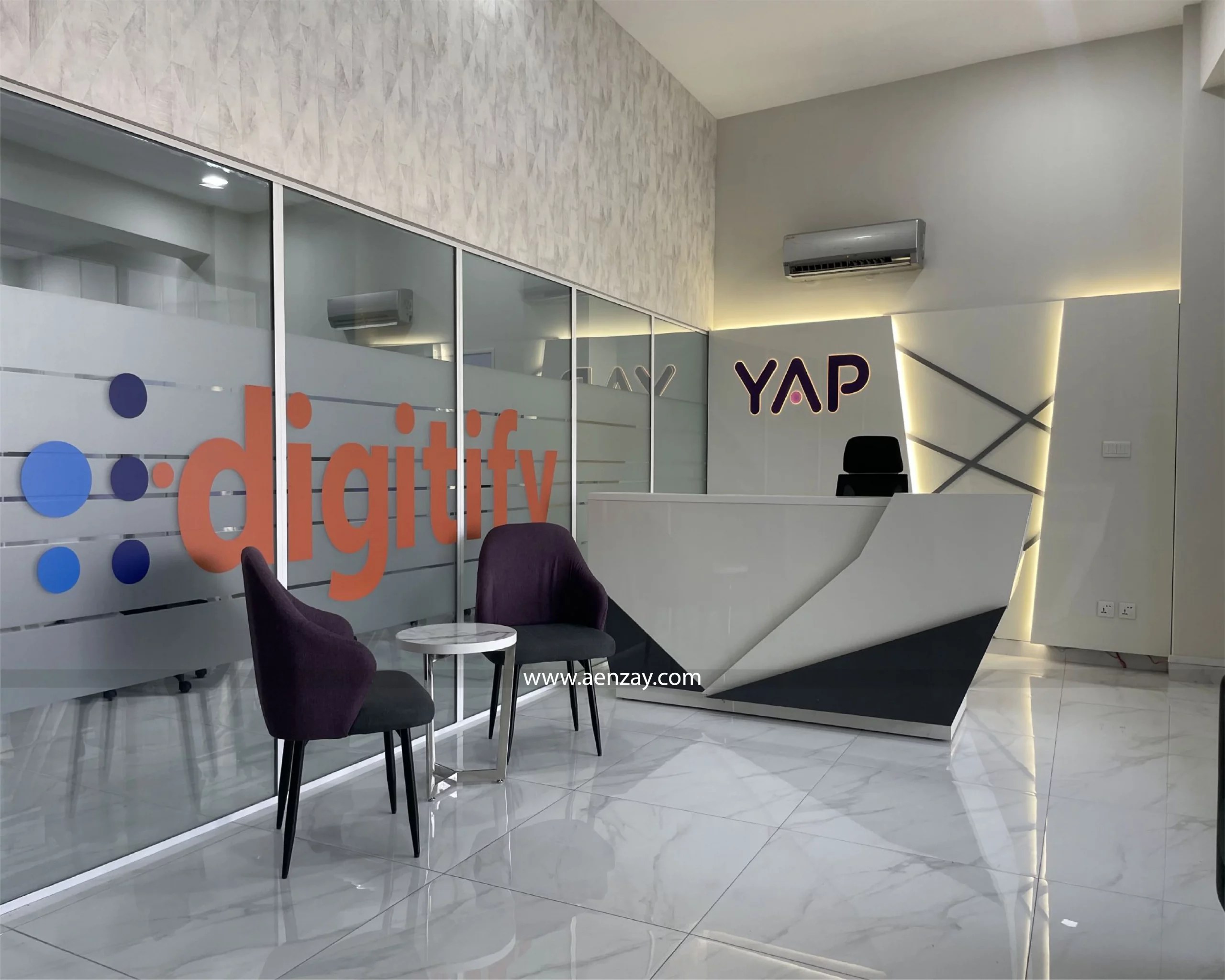 Office furniture provided by workspace The Digitify Lahore Project