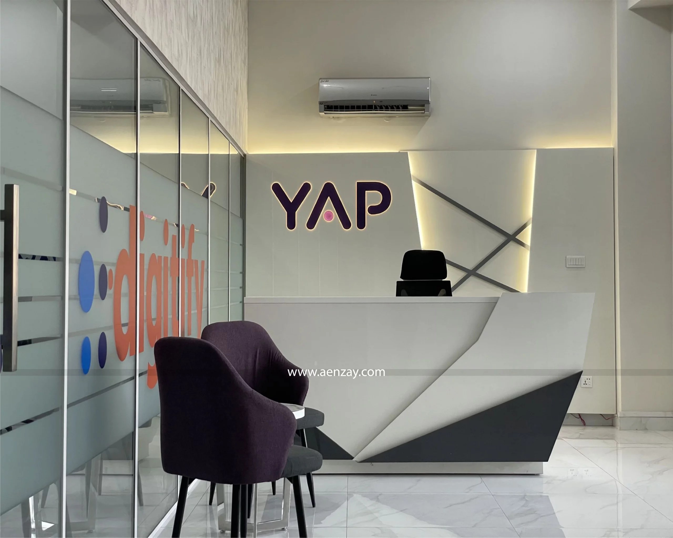 Office furniture provided by workspace The Digitify Lahore Project