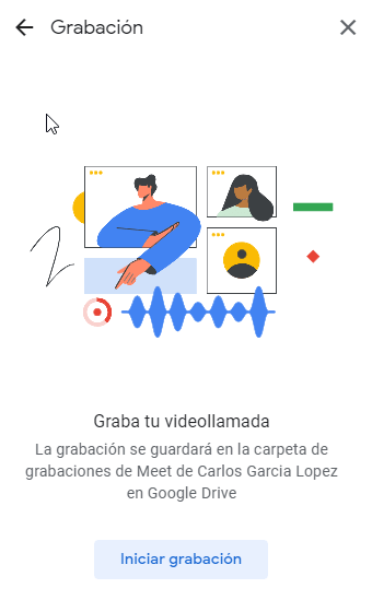 Grabación de Clases o Reuniones con Meet – Google Workspace UMH