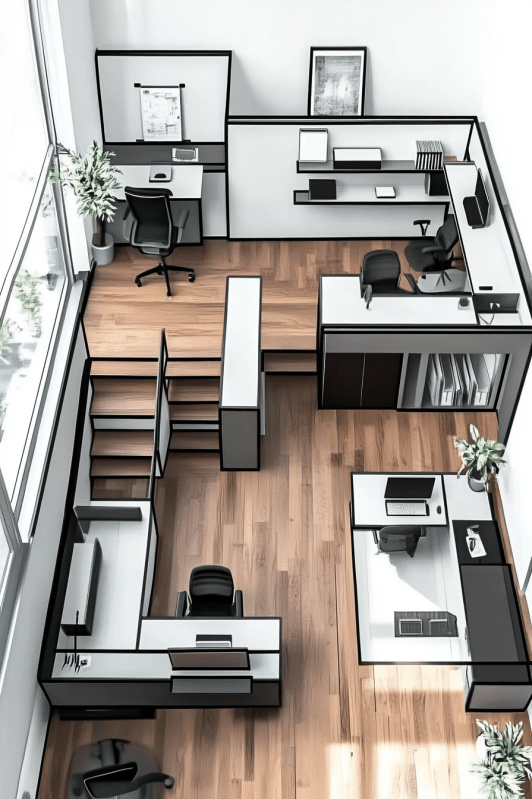 45 Inventive Home Office Layout Ideas to Inspire Your Dream Workspace